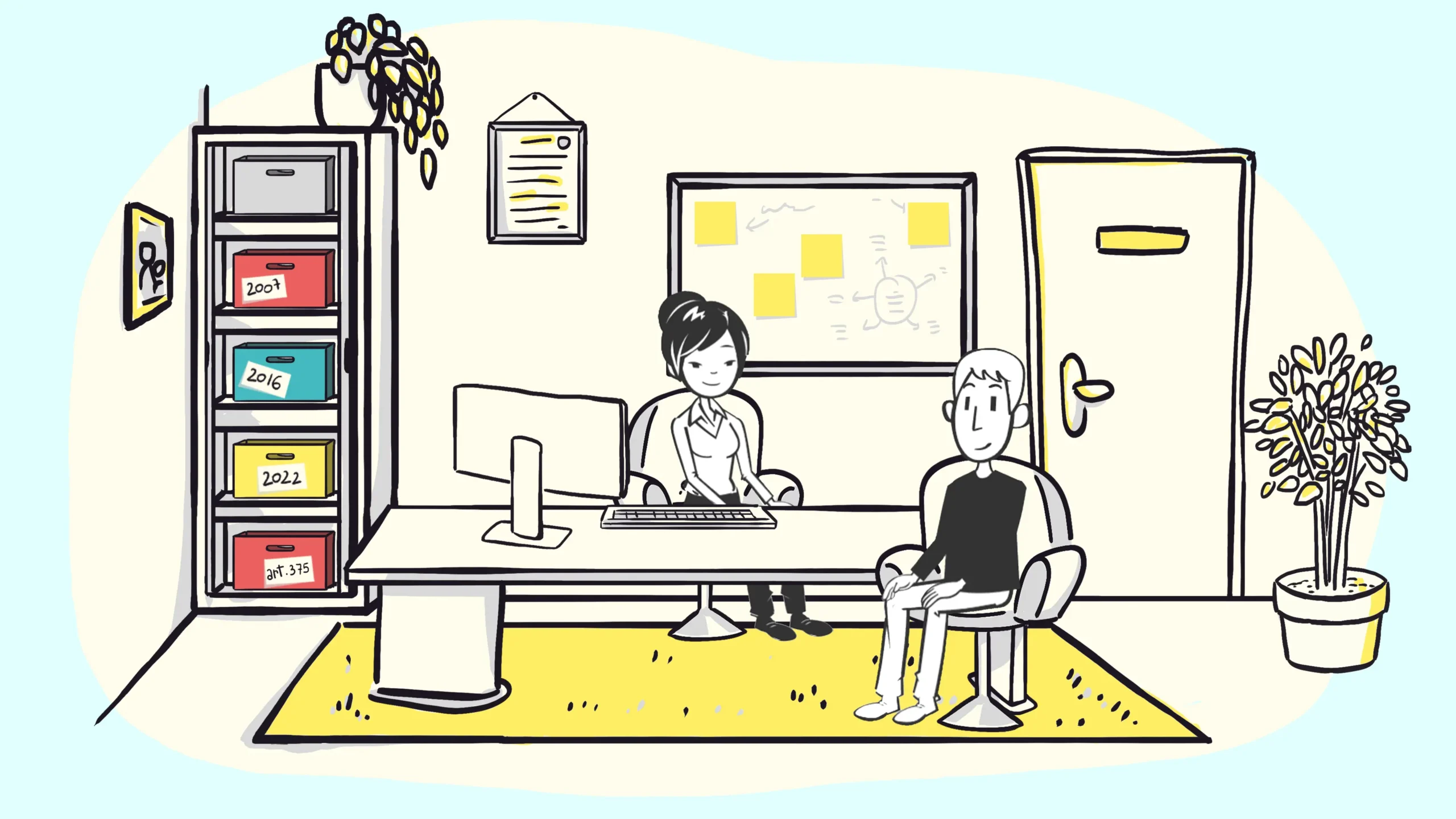 Illustration Protection de l'enfance Décor