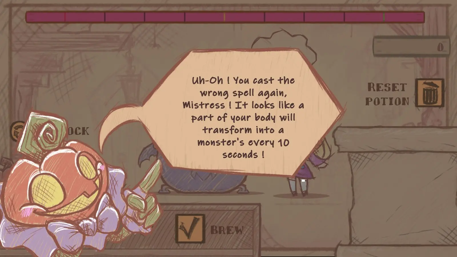 Screenshot Witchy Sketchy Alchemy