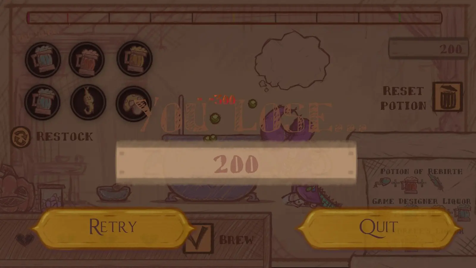 Screenshot Witchy Sketchy Alchemy